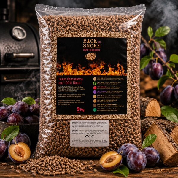 BACKTOSMOKE Grillpellets Pflaume 9kg