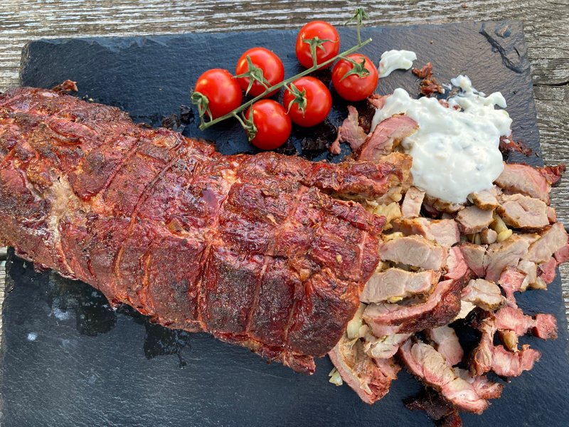 Gyrosbraten mit Tzatziki